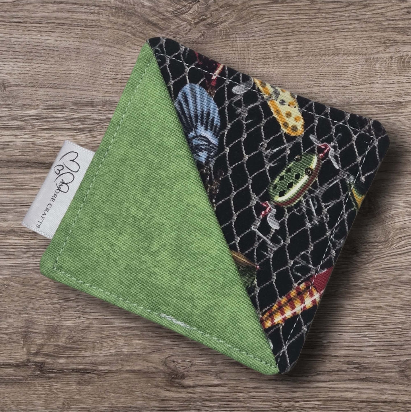 Fabric Corner Bookmark - Classic Hook & Lure