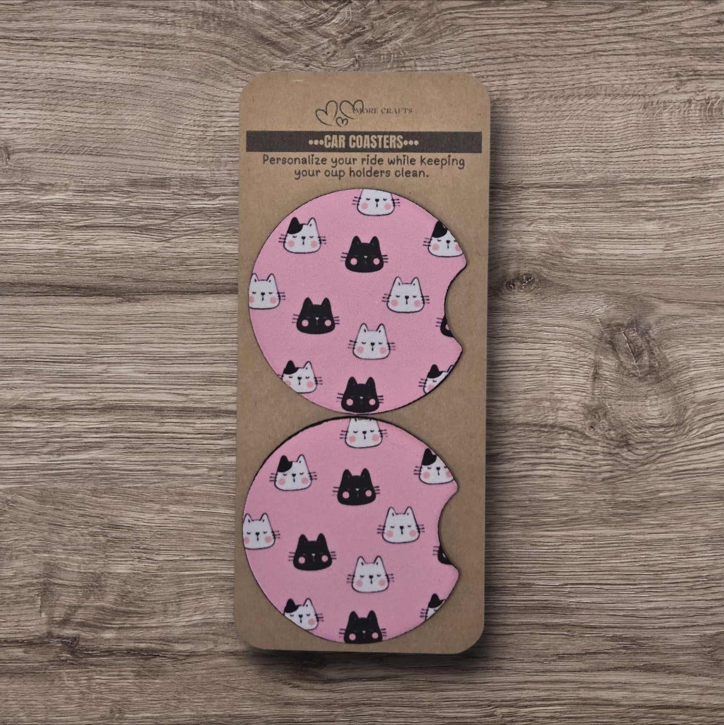 Car Coasters - Kitty Cats