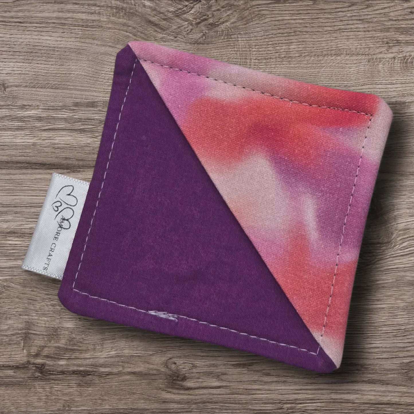 Fabric Corner Bookmark - Pastel Love