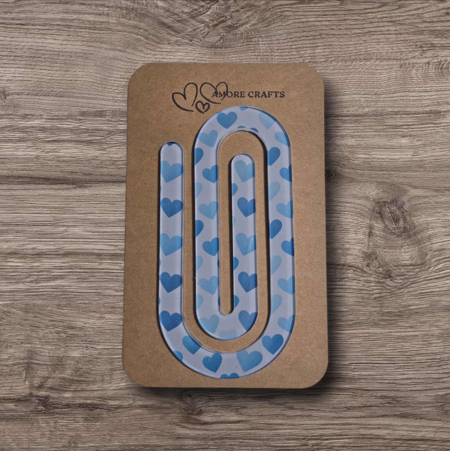 Quirky Paperclip - Blue Dream Hearts