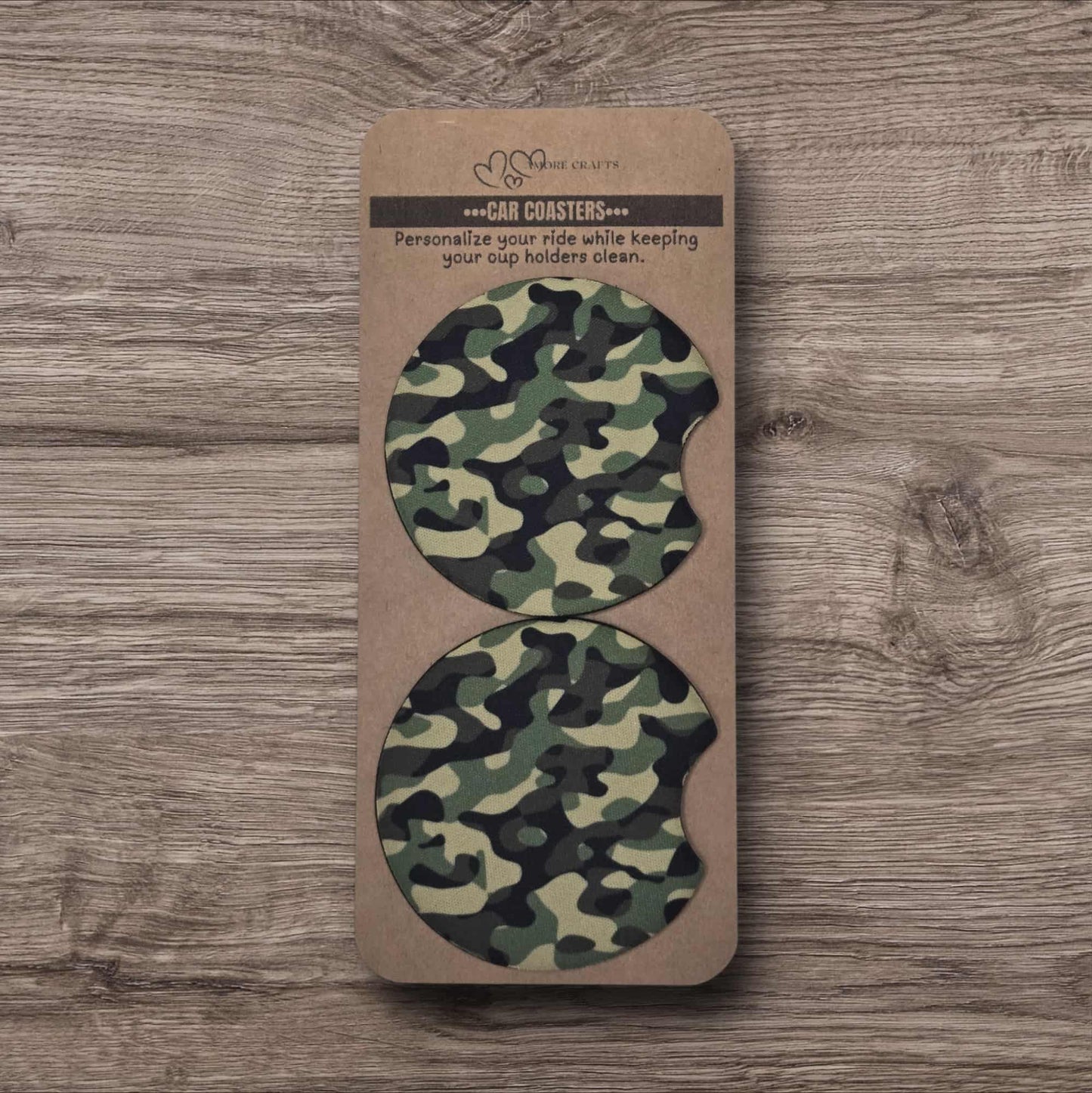 Car Coasters - Camo