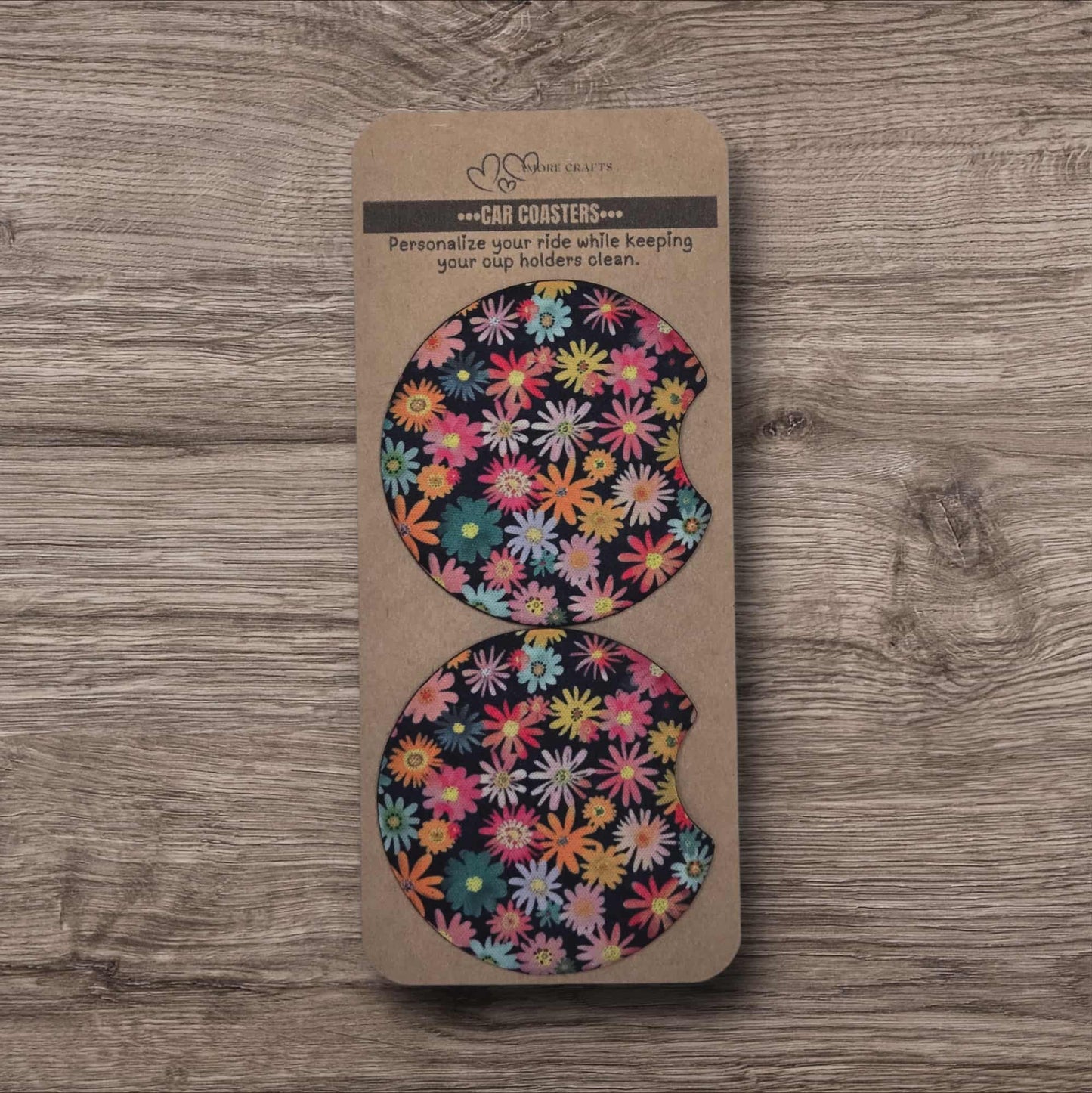 Car Coasters - Petals in Harmony