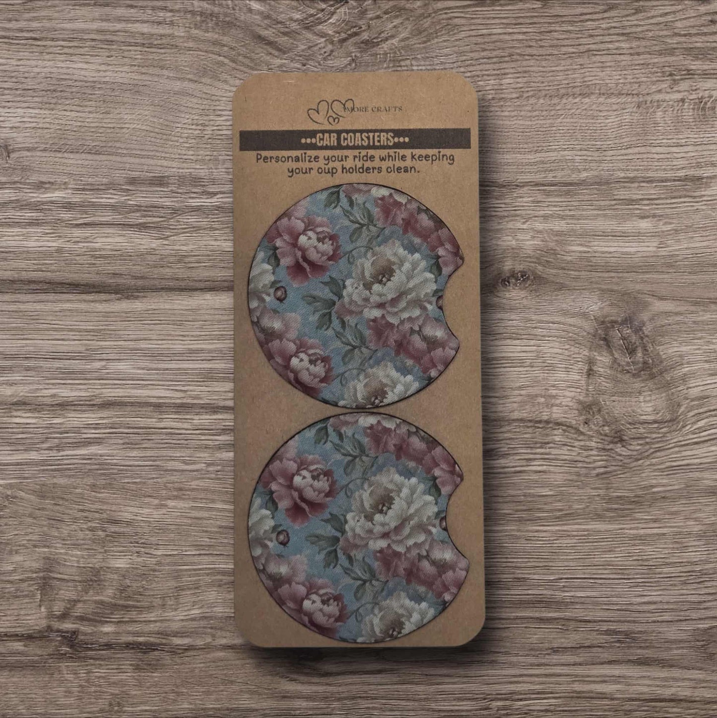 Car Coasters - Roses