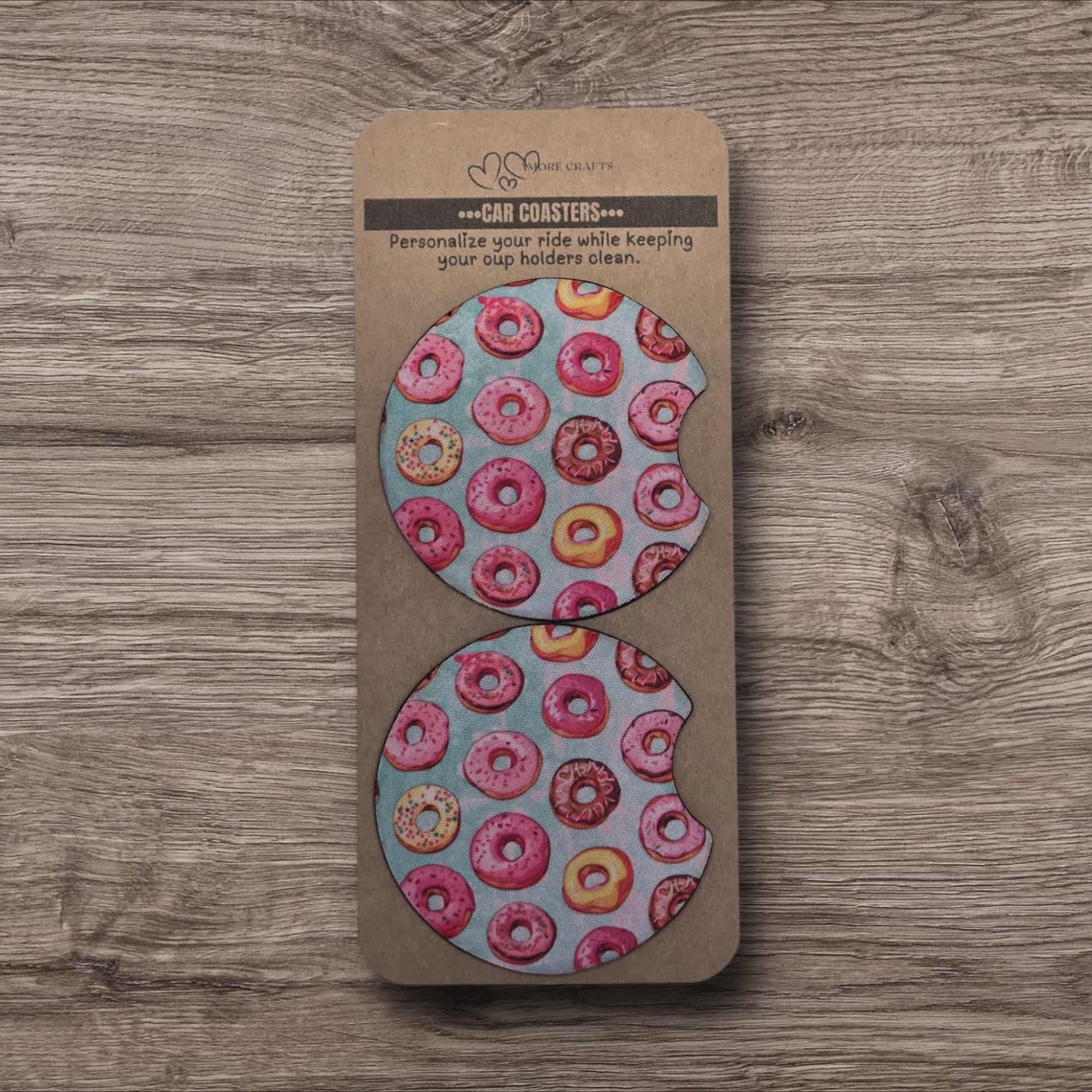 Car Coasters - Donuts