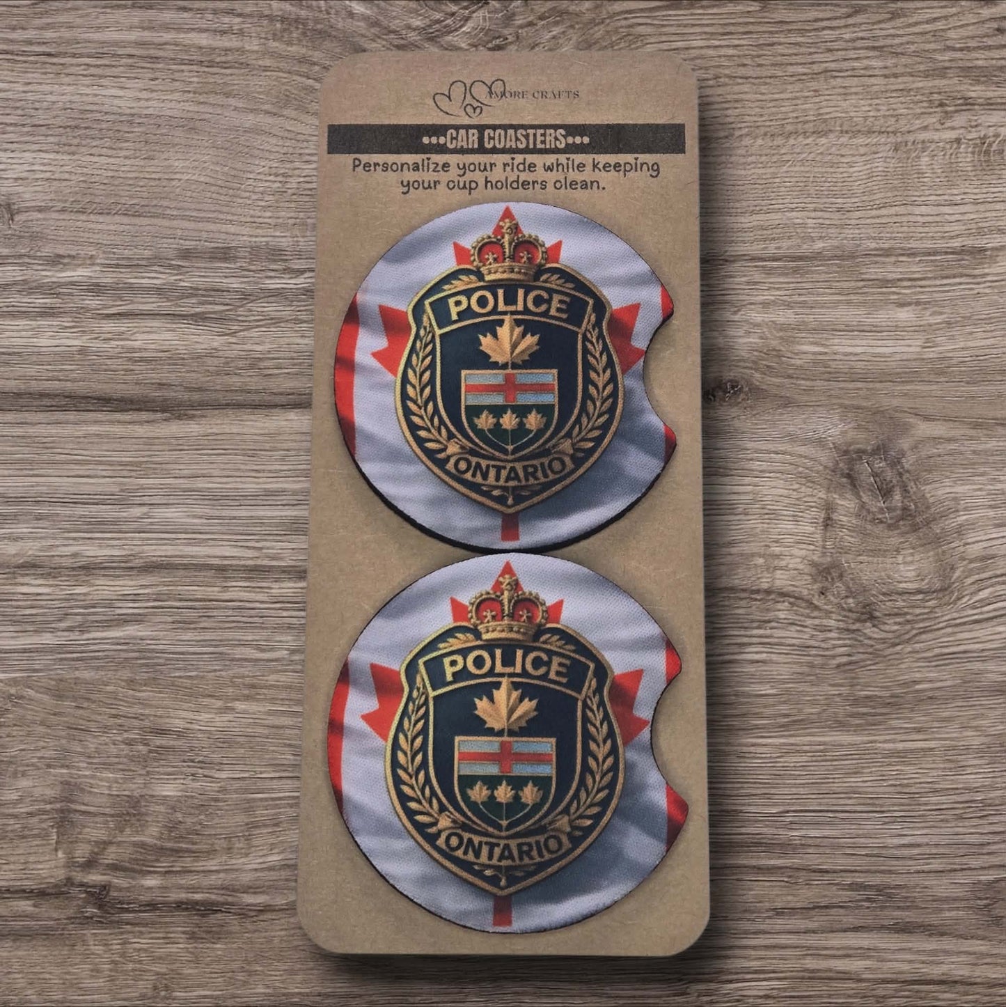 Car Coasters - Blue Hero