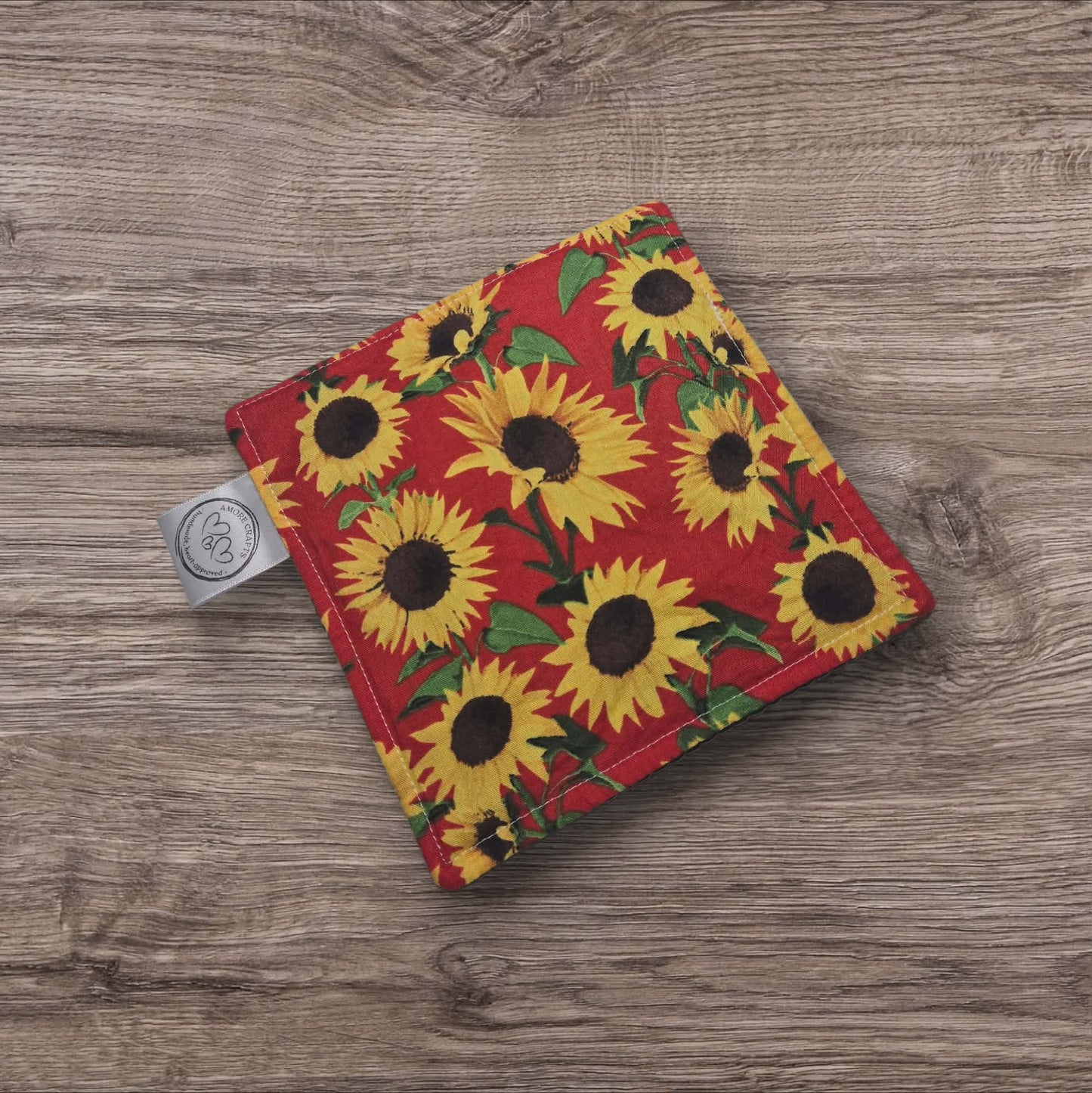 Jar Opener - Golden Sunflower, Red