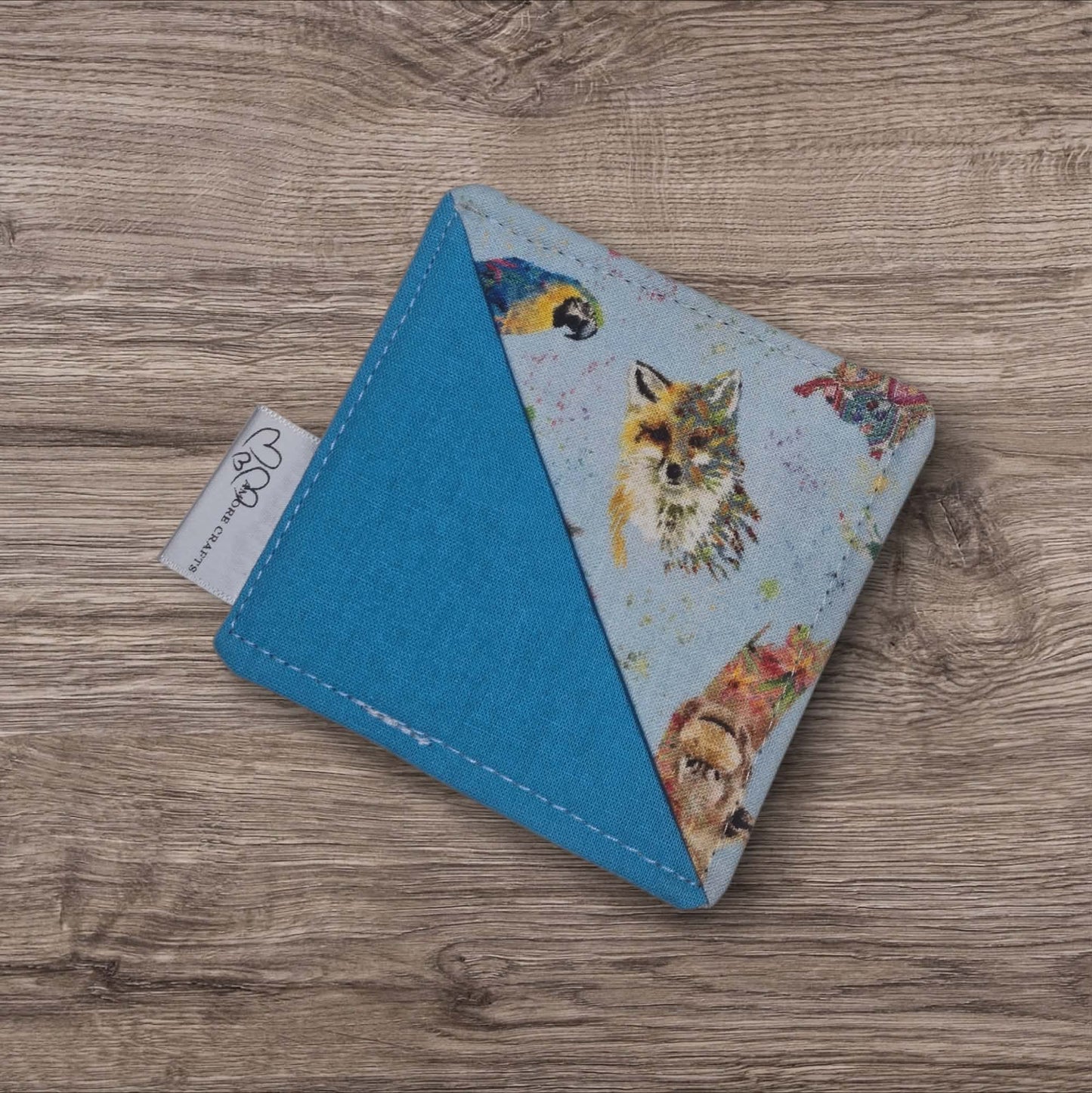 Fabric Corner Bookmark - Wild Gems
