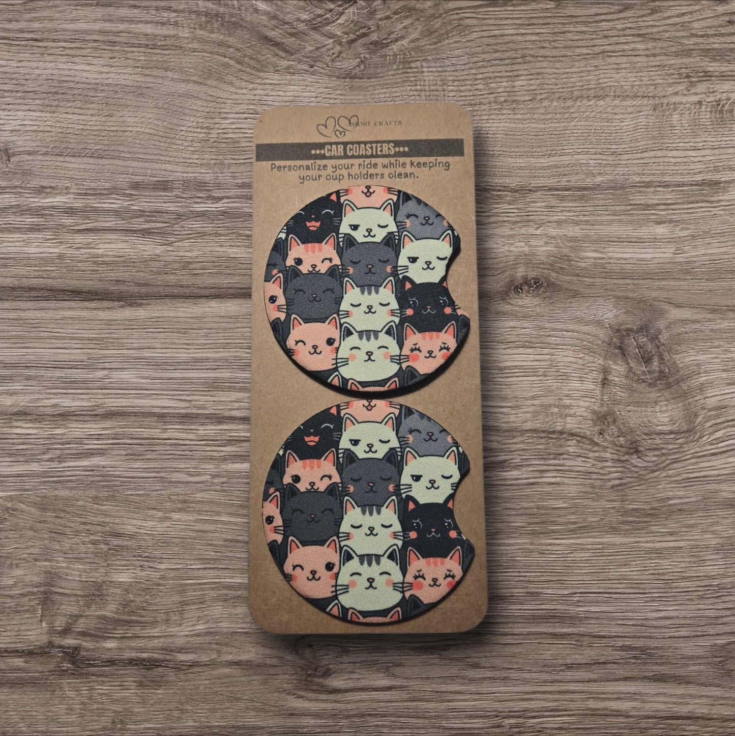 Car Coasters - Purr-fect Stack