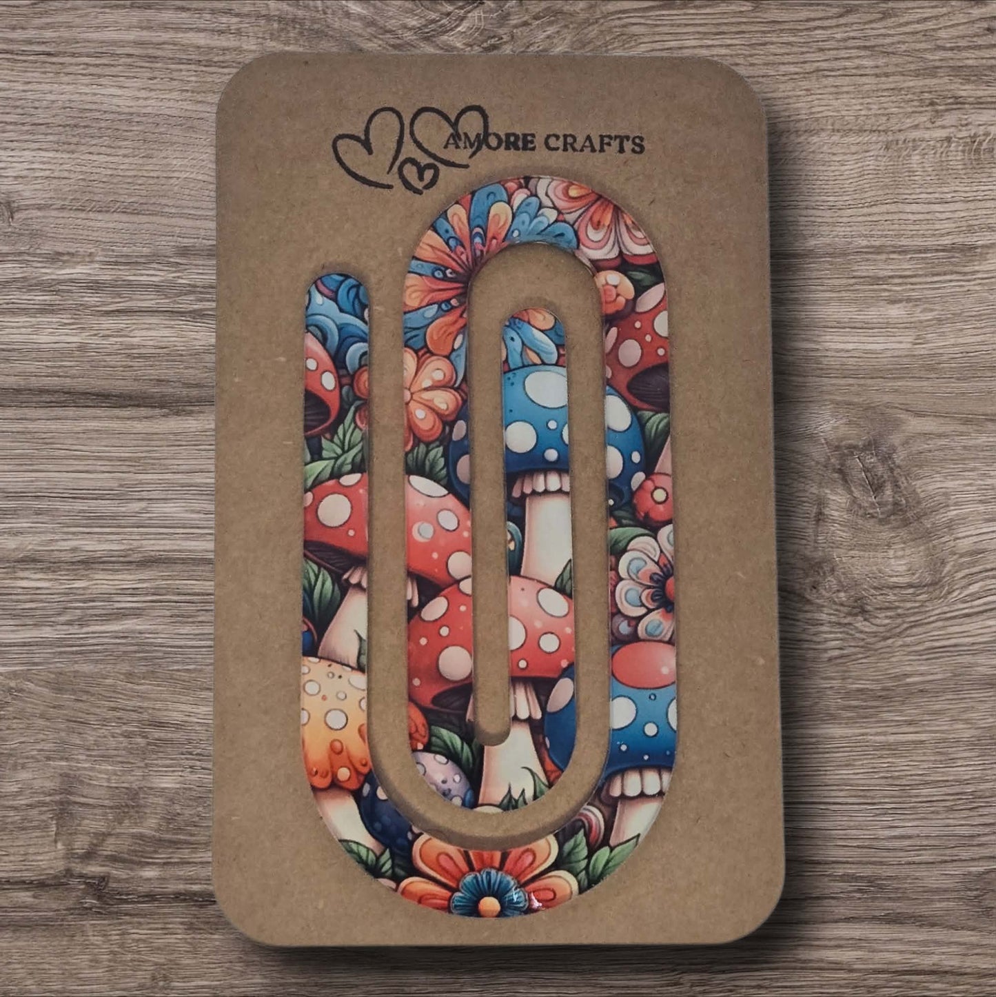 Quirky Paperclip - Retro Fungi