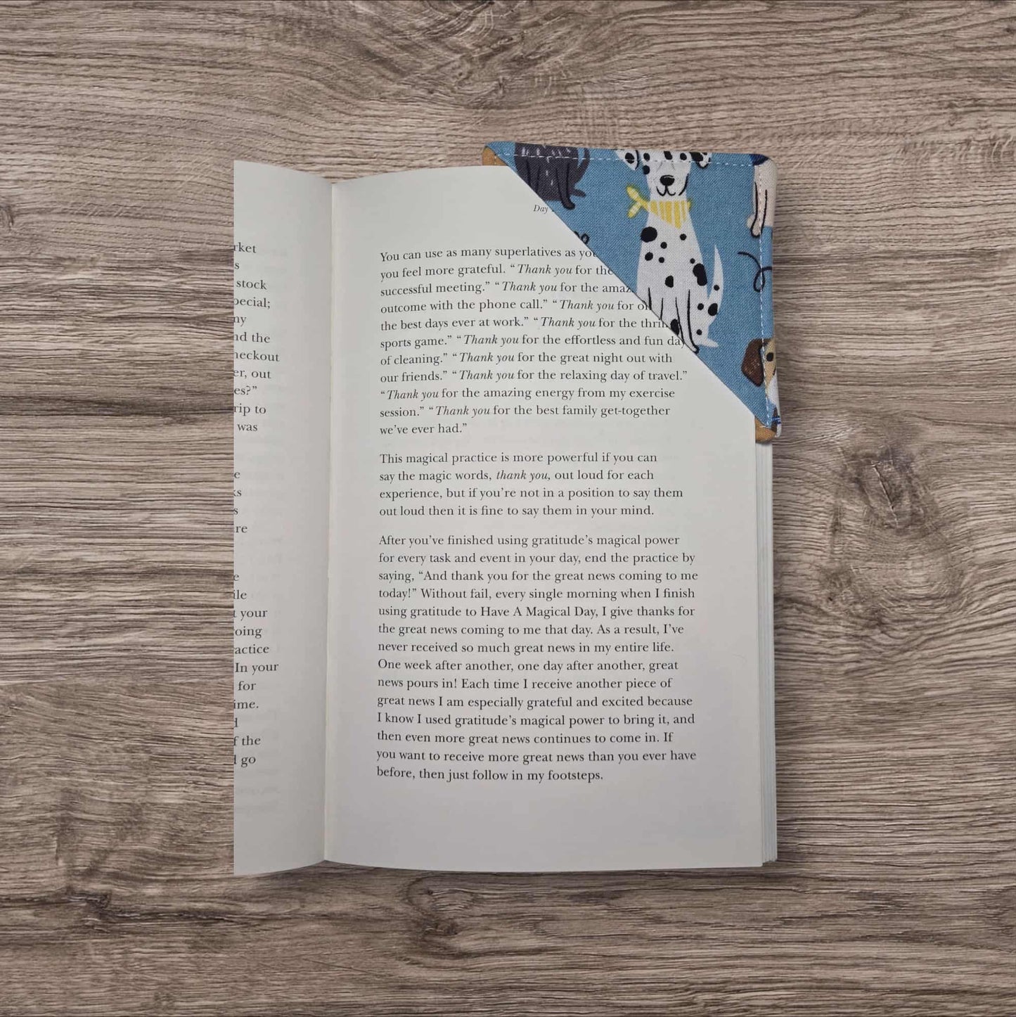 Corner Fabric Bookmark - Puppy Pals