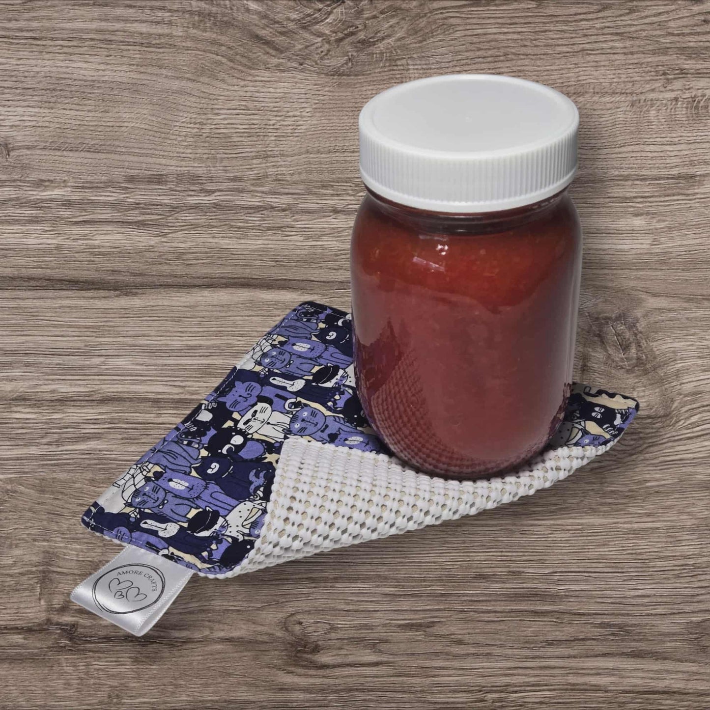 Jar Opener - Cartoon Cats, Blue