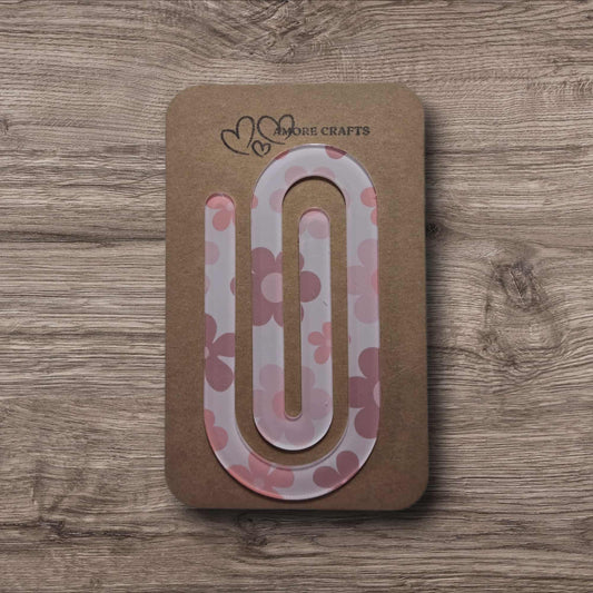 Quirky Paperclip - Pink Garden Blossoms