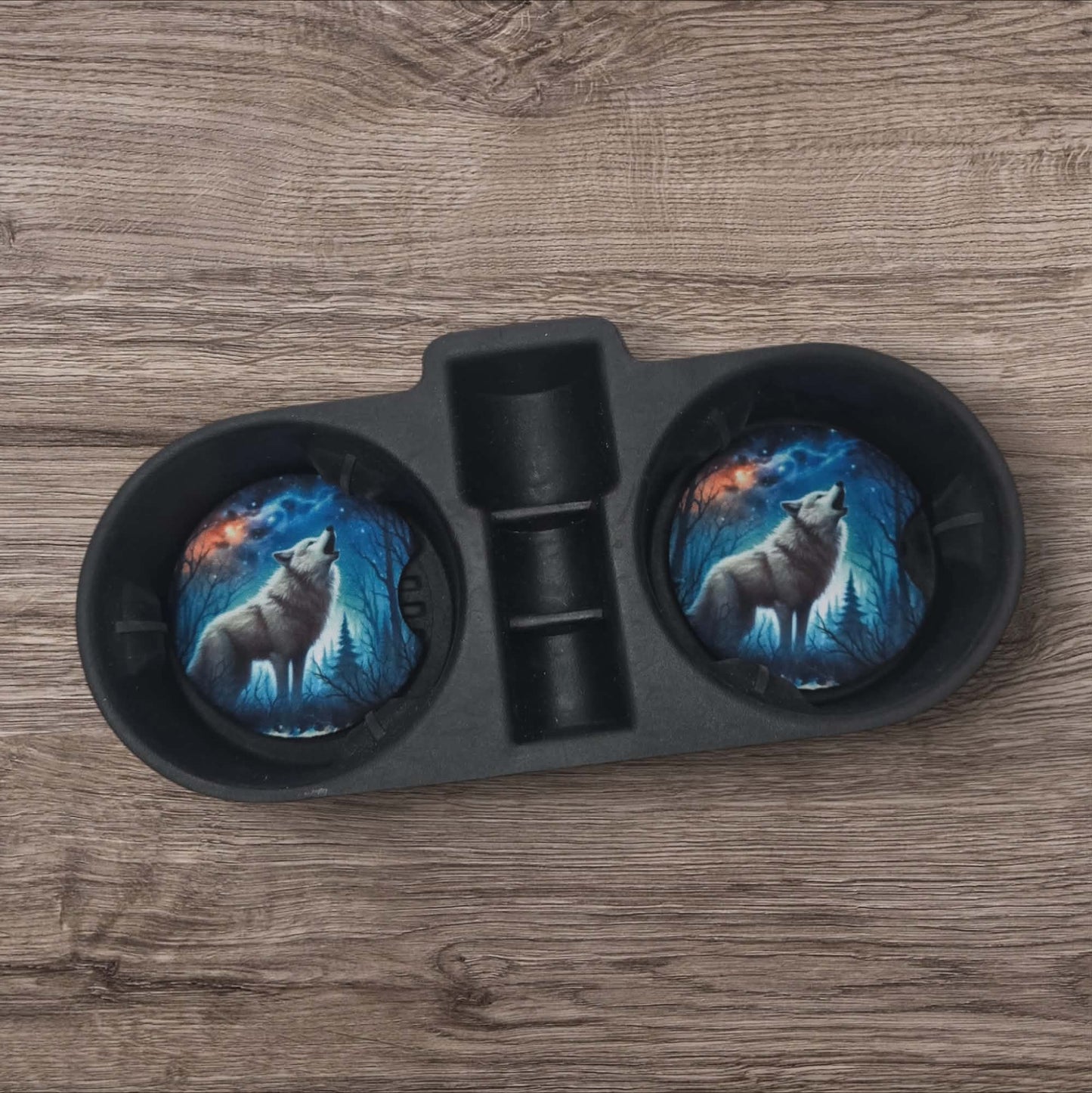 Car Coasters - Midnight Wolf