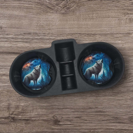 Car Coasters - Midnight Wolf