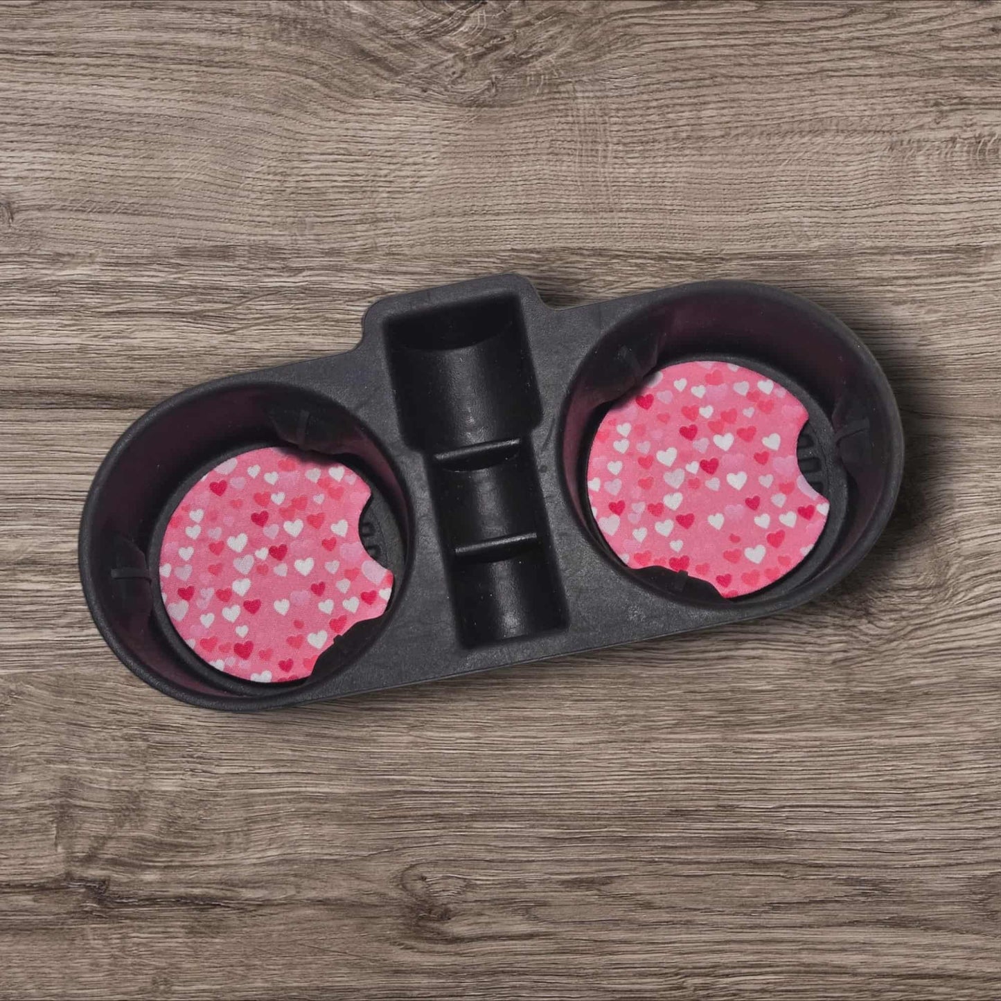 Car Coasters - Tricolor Hearts