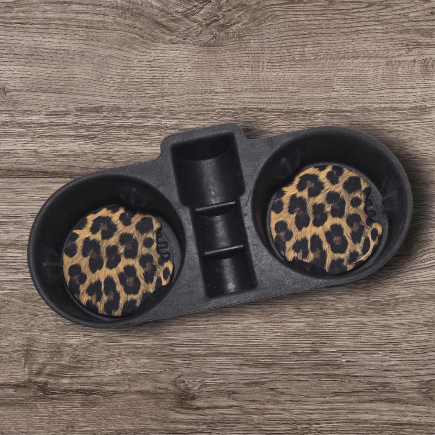 Car Coasters - Leopard Fur