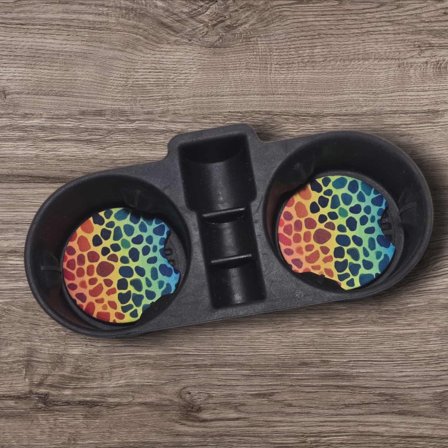 Car Coasters - Rainbow Safari