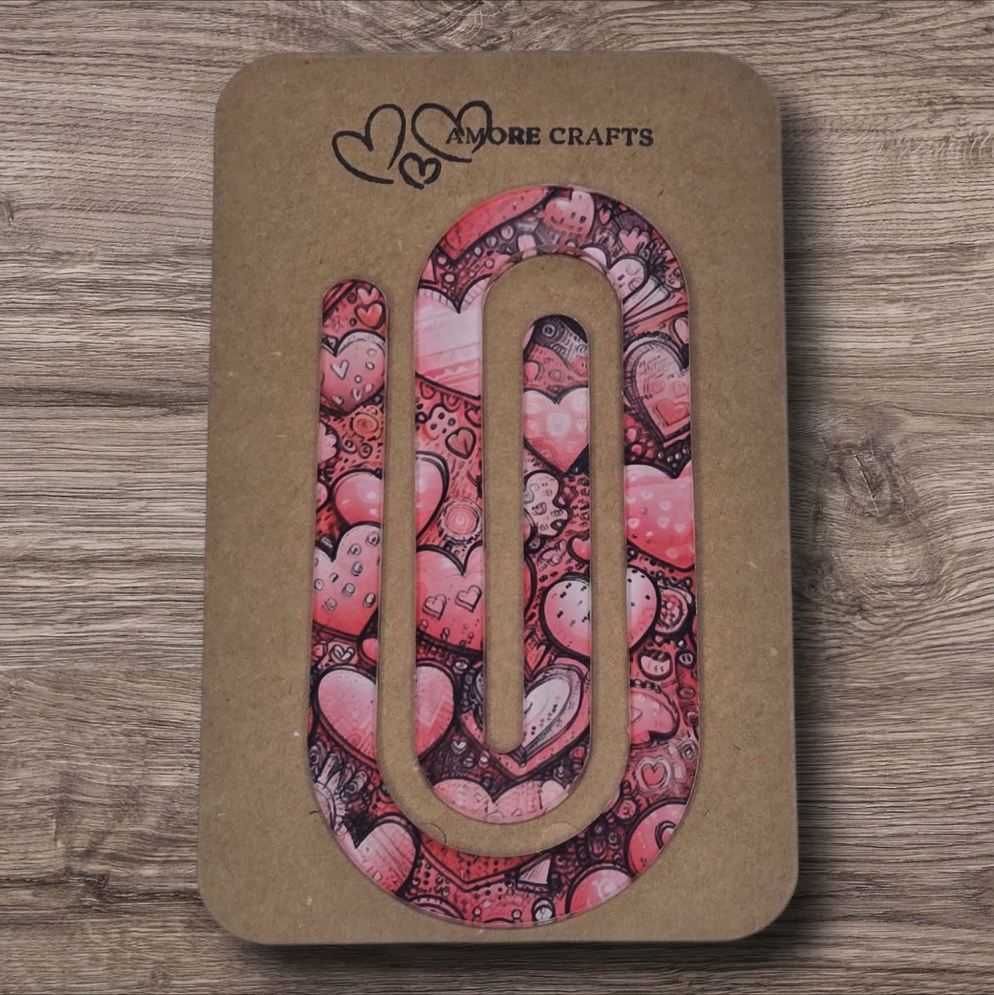 Quirky Paperclip - Blush Hearts