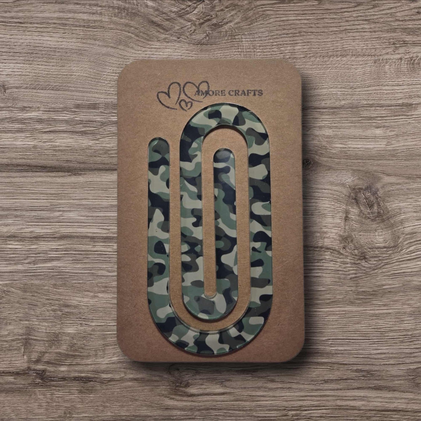Quirky Paperclip - Camo