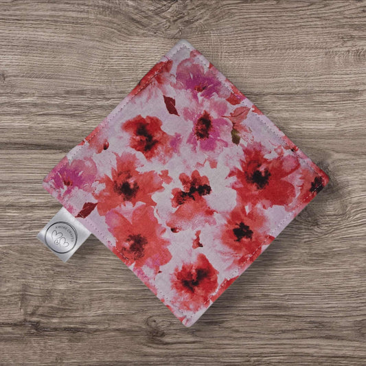 Jar Opener - Red-Pink Floral