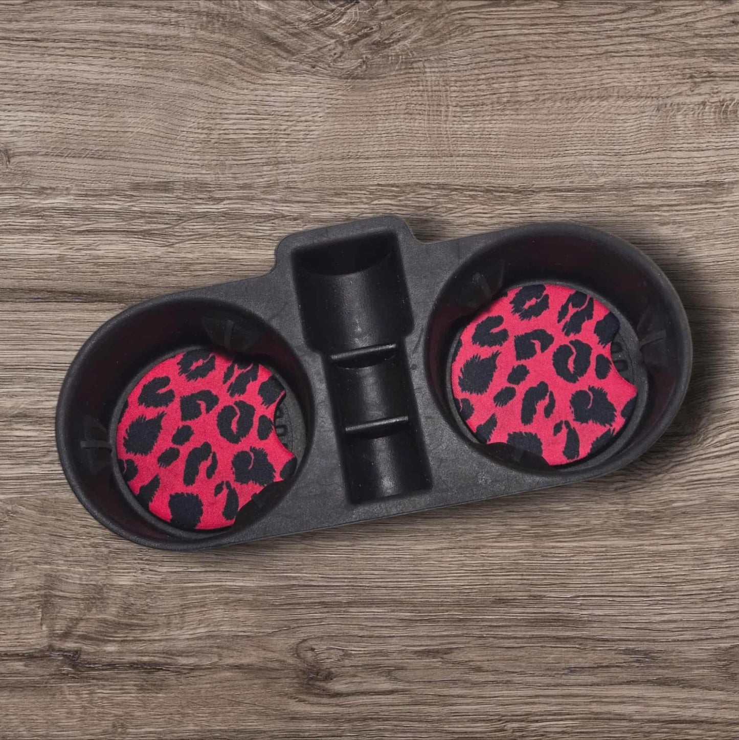 Car Coasters - Pink Cheetah