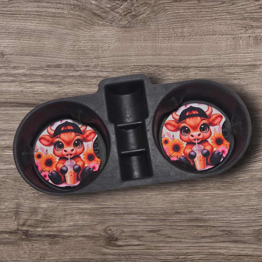 Car Coasters - Iced Coffee Hereford