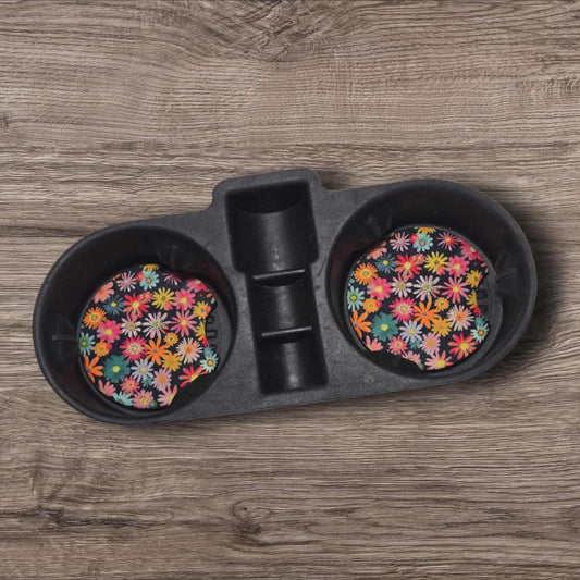 Car Coasters - Petals in Harmony