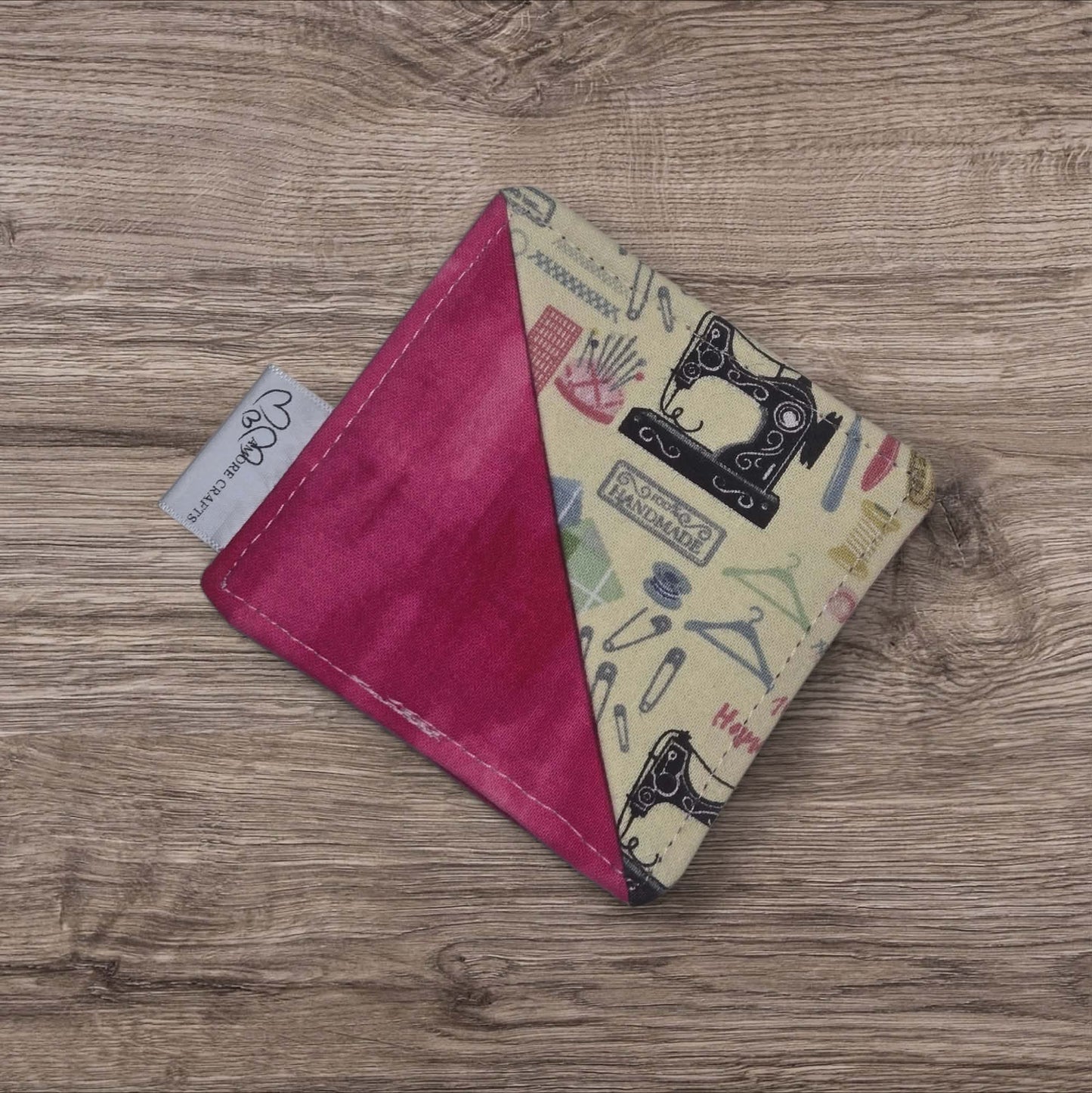 Fabric Corner Bookmark - 100 % Handmade