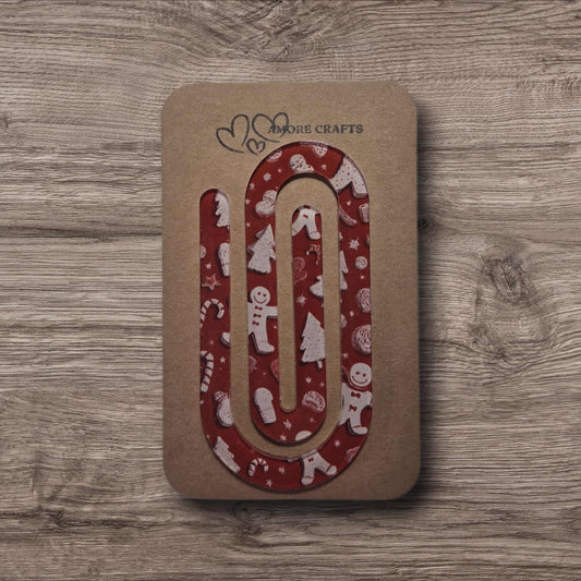 Quirky Paperclip - Christmas Gingerbread & Pine Trees