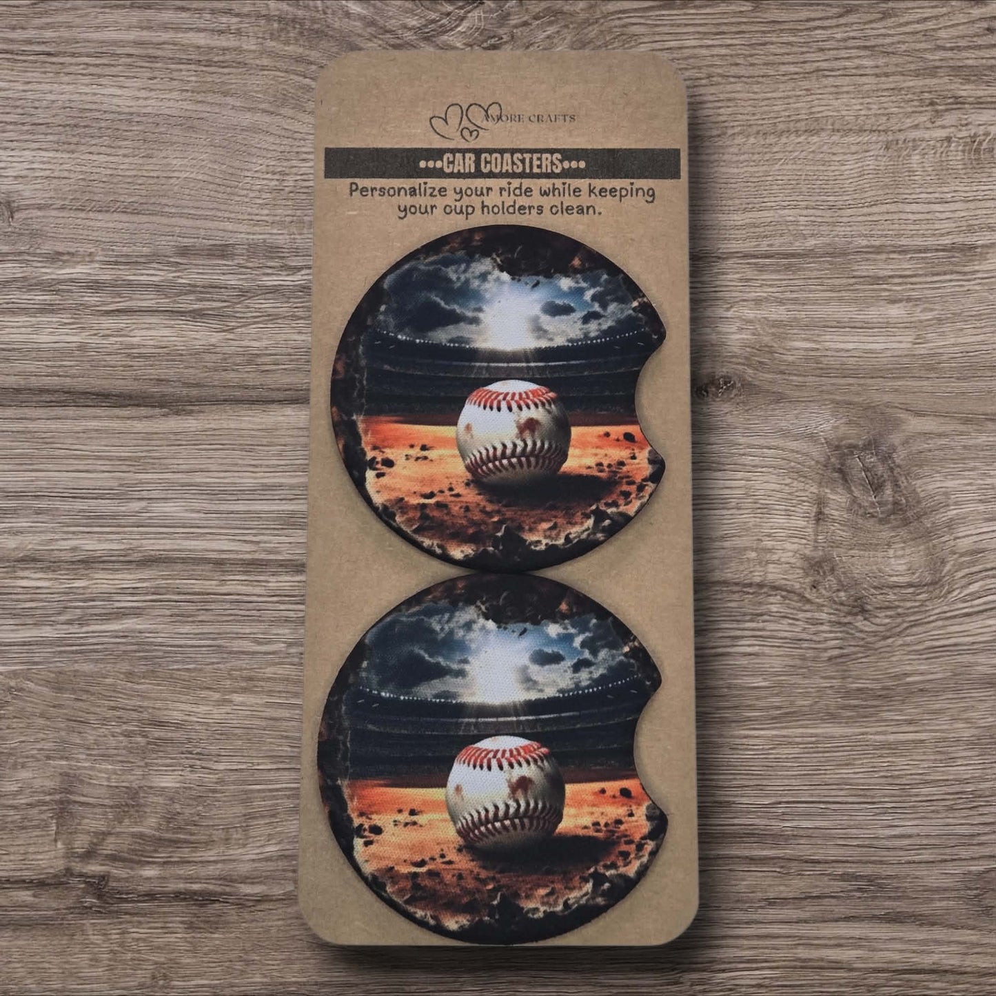 Car Coasters - Baseball in the Stands' View