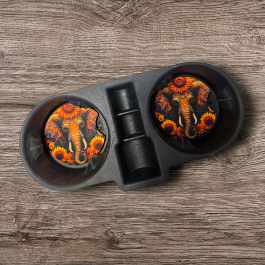 Car Coasters - Majestic Elephant