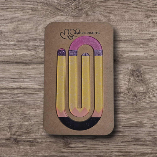 Quirky Paperclip - Classic Yellow Pencil