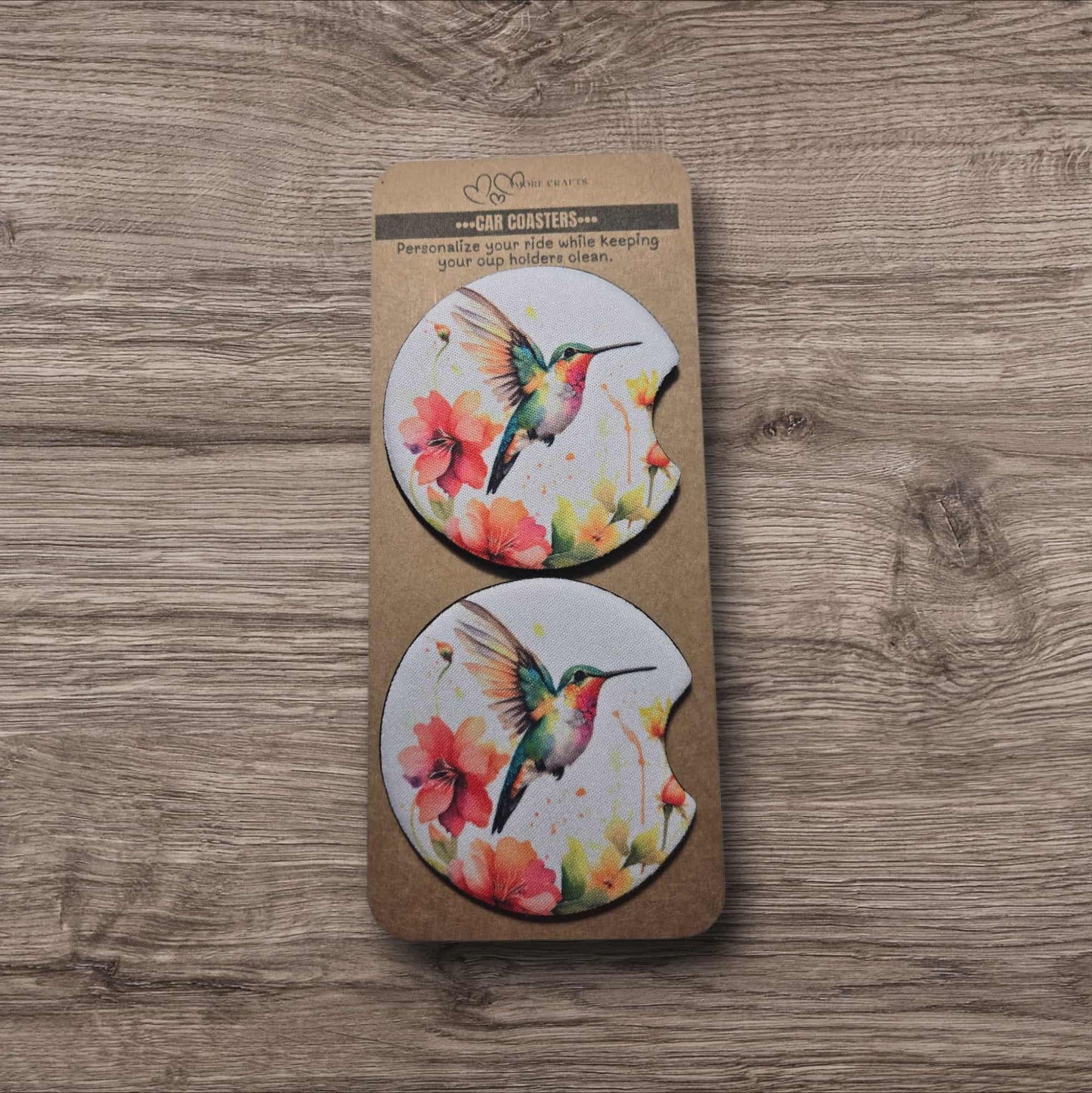 Car Coasters - Hummingbird Dreams