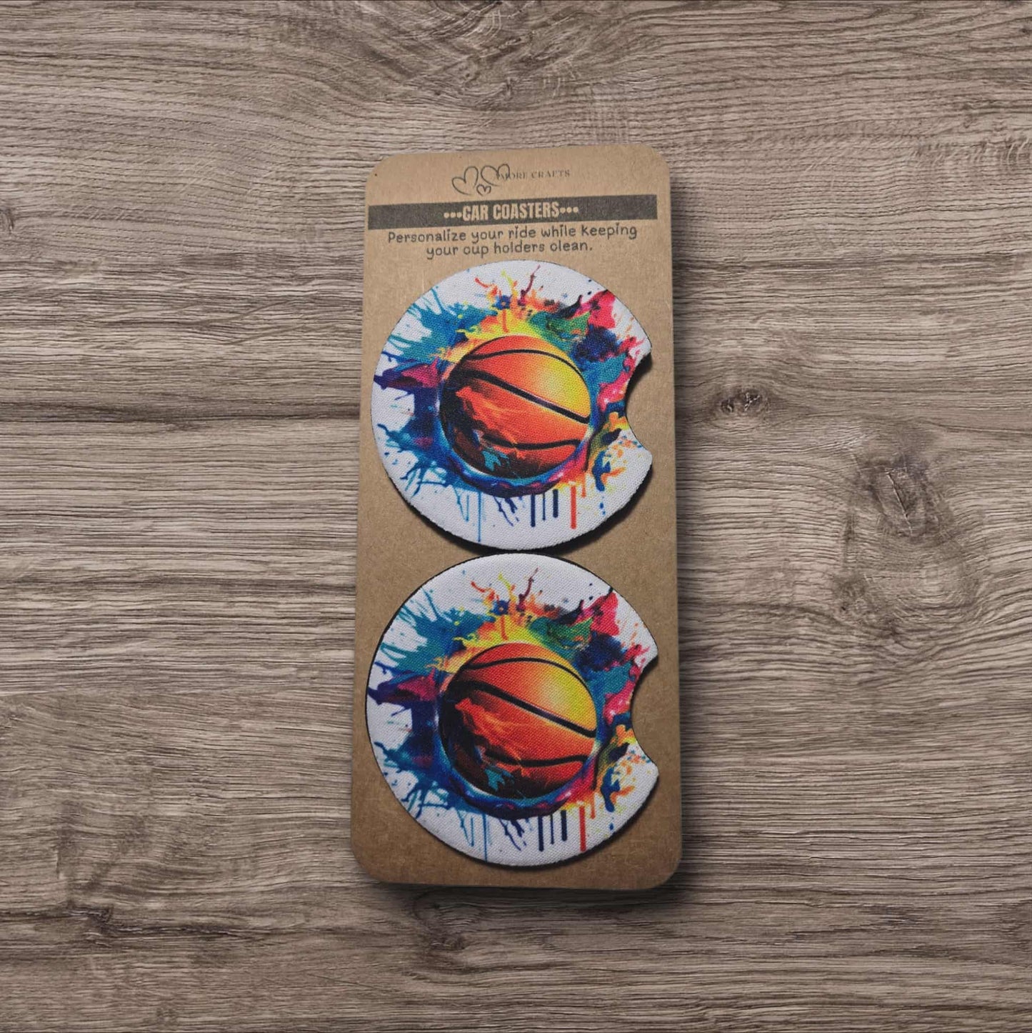 Car Coasters - Hoops and Dreams