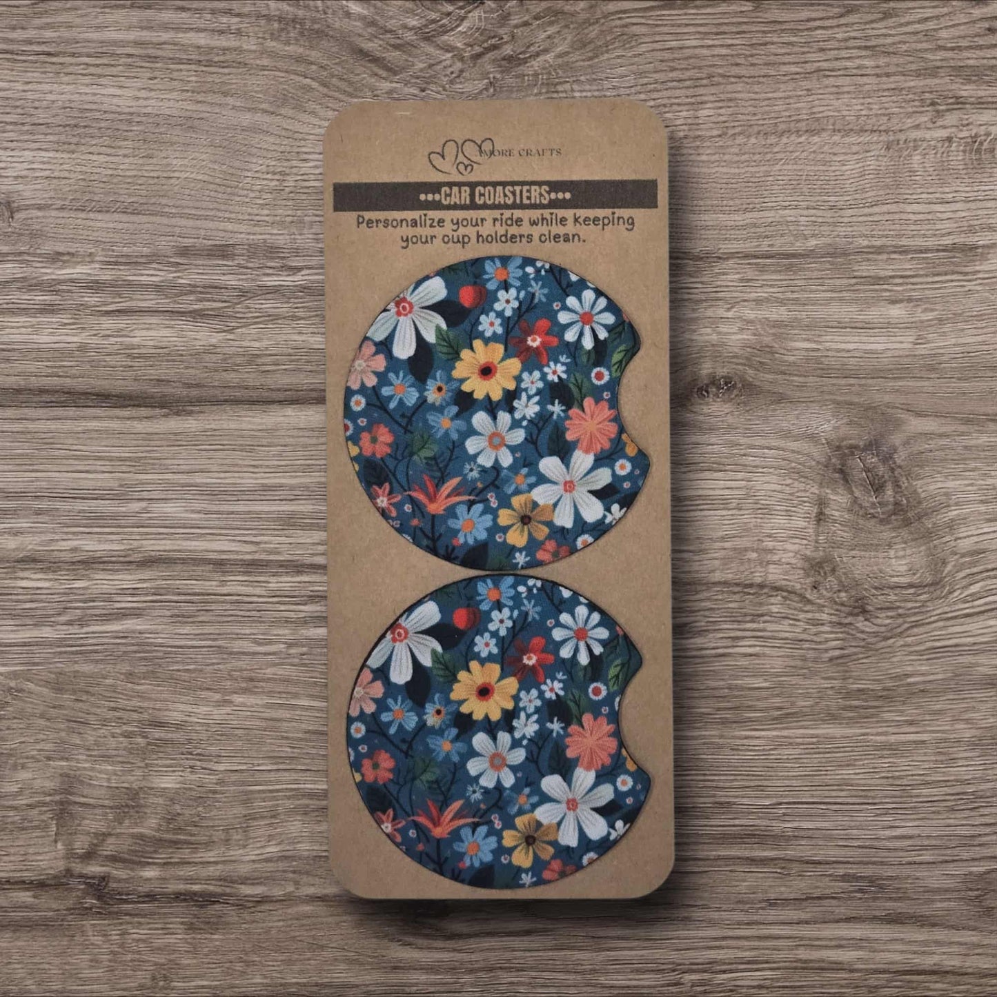 Car Coasters - Spring Flowers