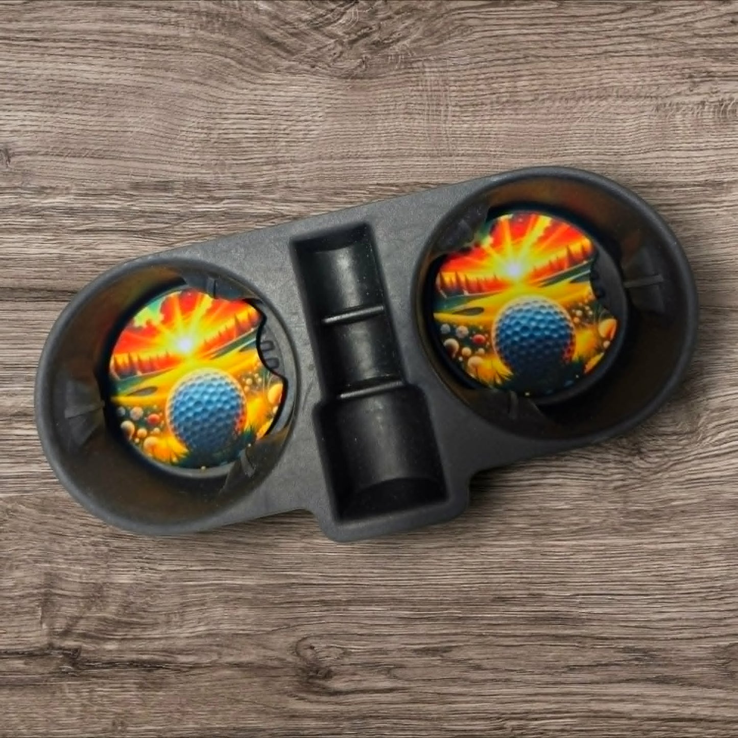 Car Coasters - Sunset Golf