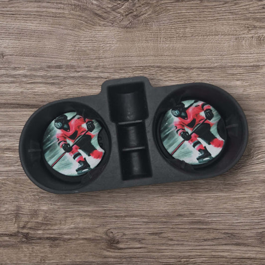 Car Coasters - Hockey Pink Heros