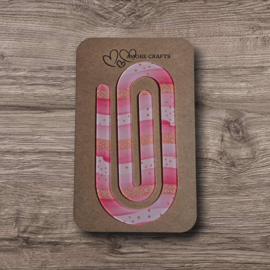 Quirky Paperclip - Pink Waves