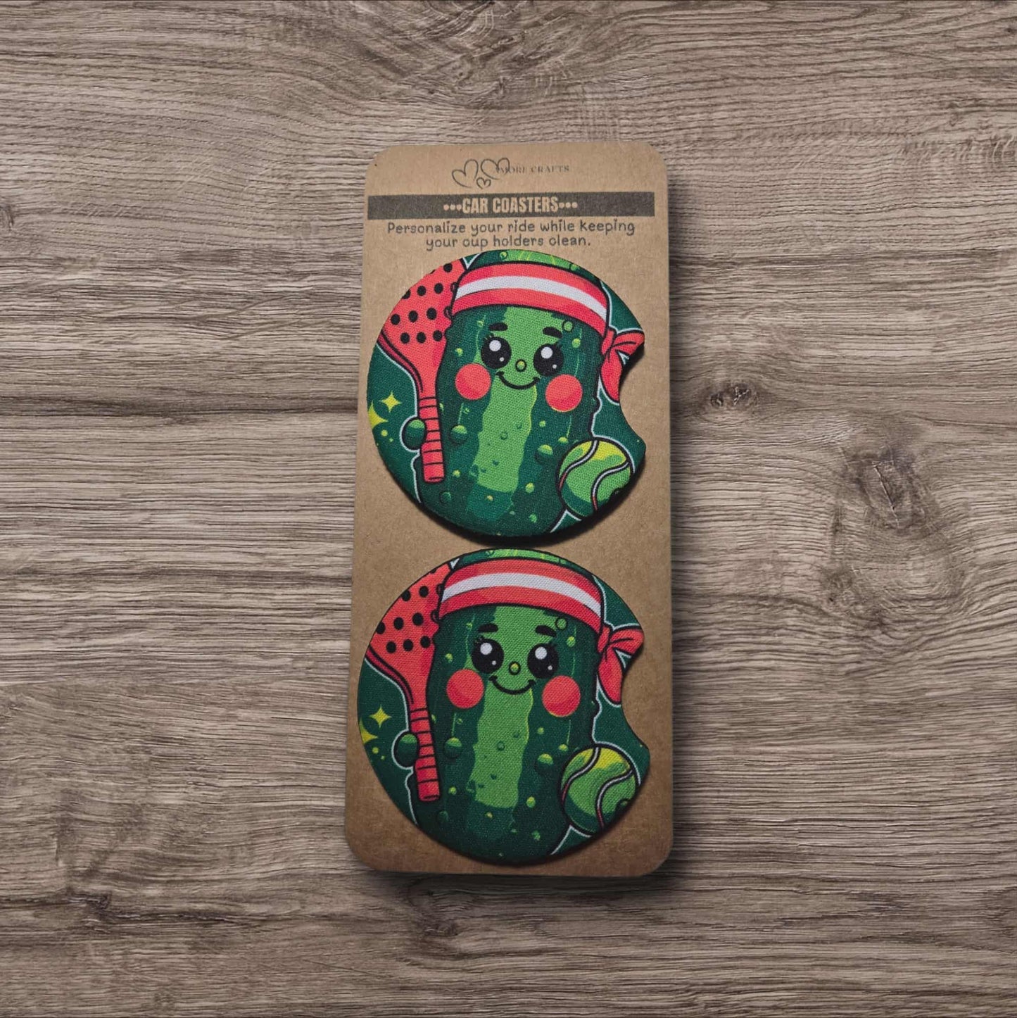 Car Coasters - Pickleball