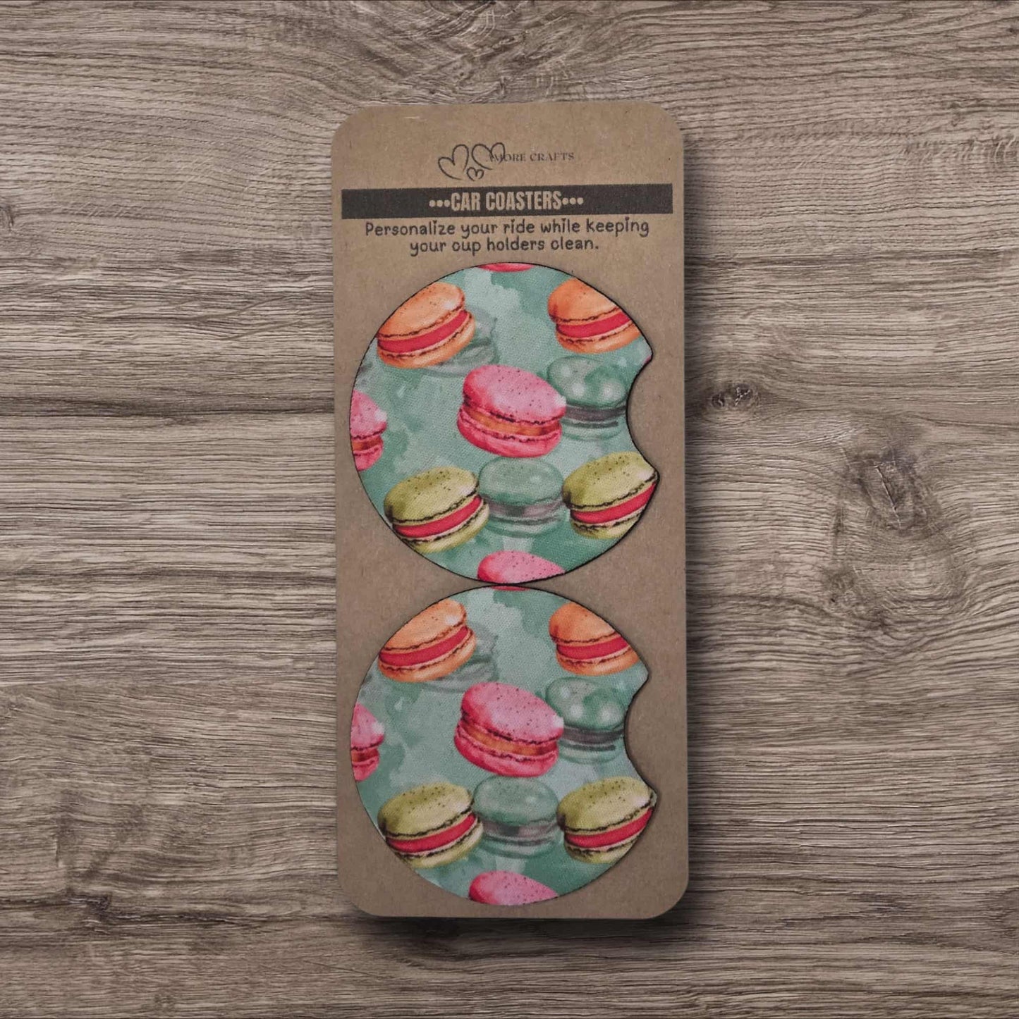 Car Coasters - Macarons