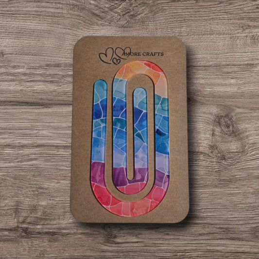 Quirky Paperclip - Rainbow Mosaic