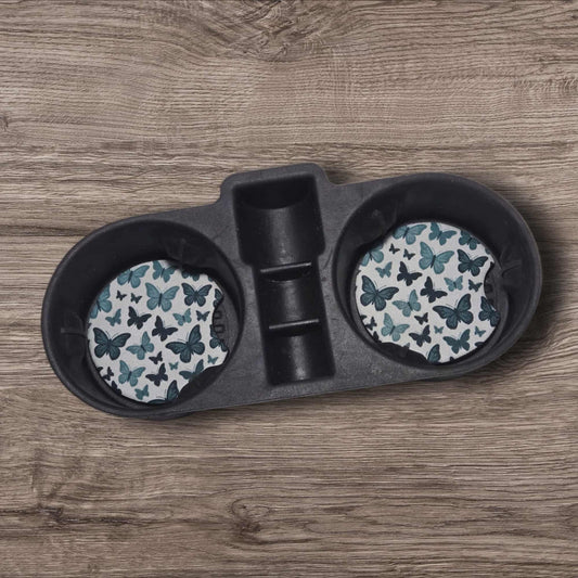 Car Coasters - Butterflies