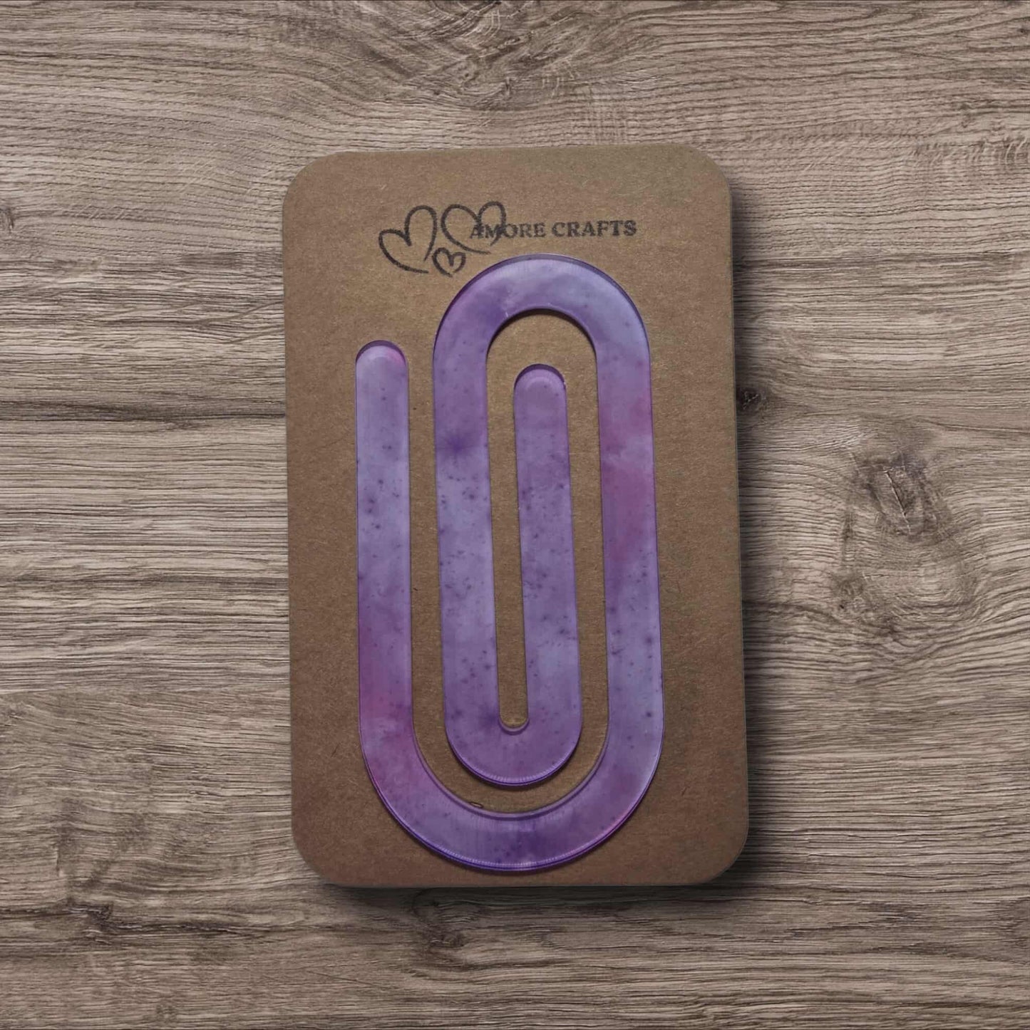 Quirky Paperclip - Purple Cloud