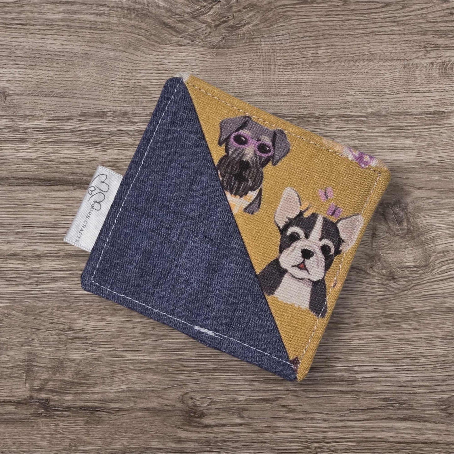 Corner Fabric Bookmark - Paw-some Pals