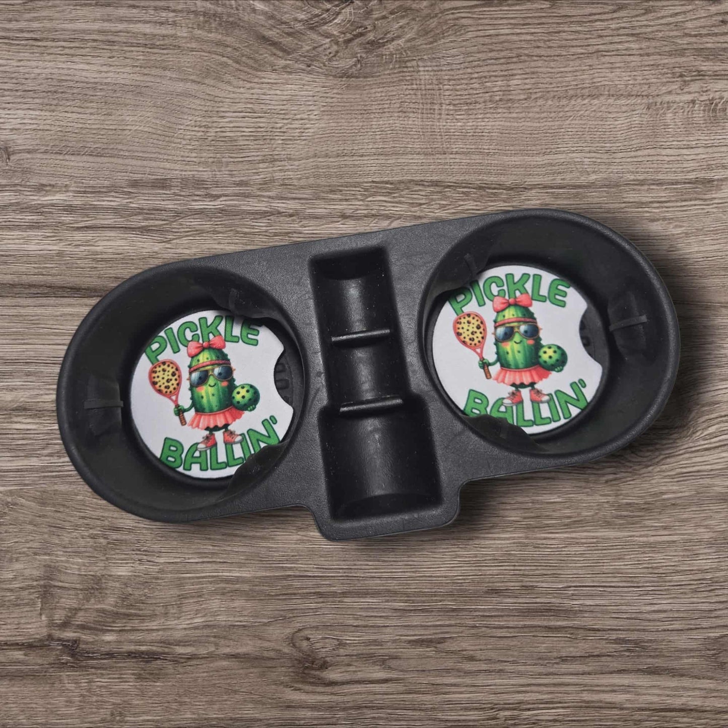 Car Coasters - Pickle Ballin'