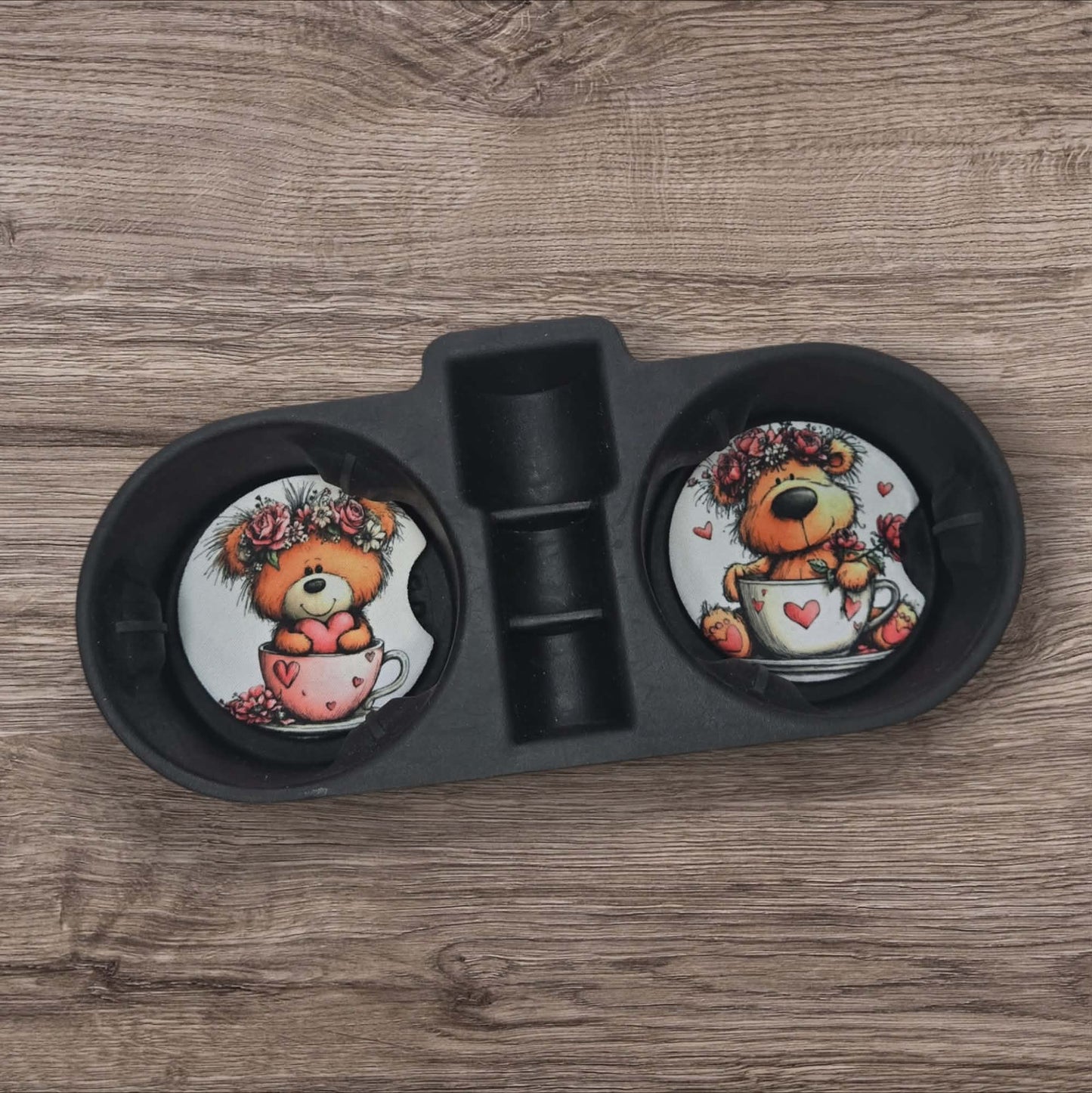 Car Coasters - Love Bears