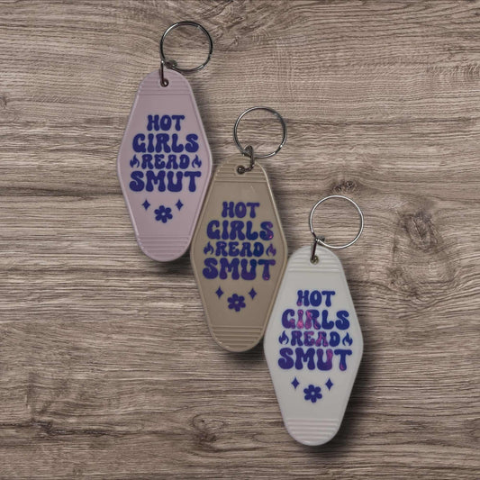Sassy Motel Keychain - Hot Girls Read Smut