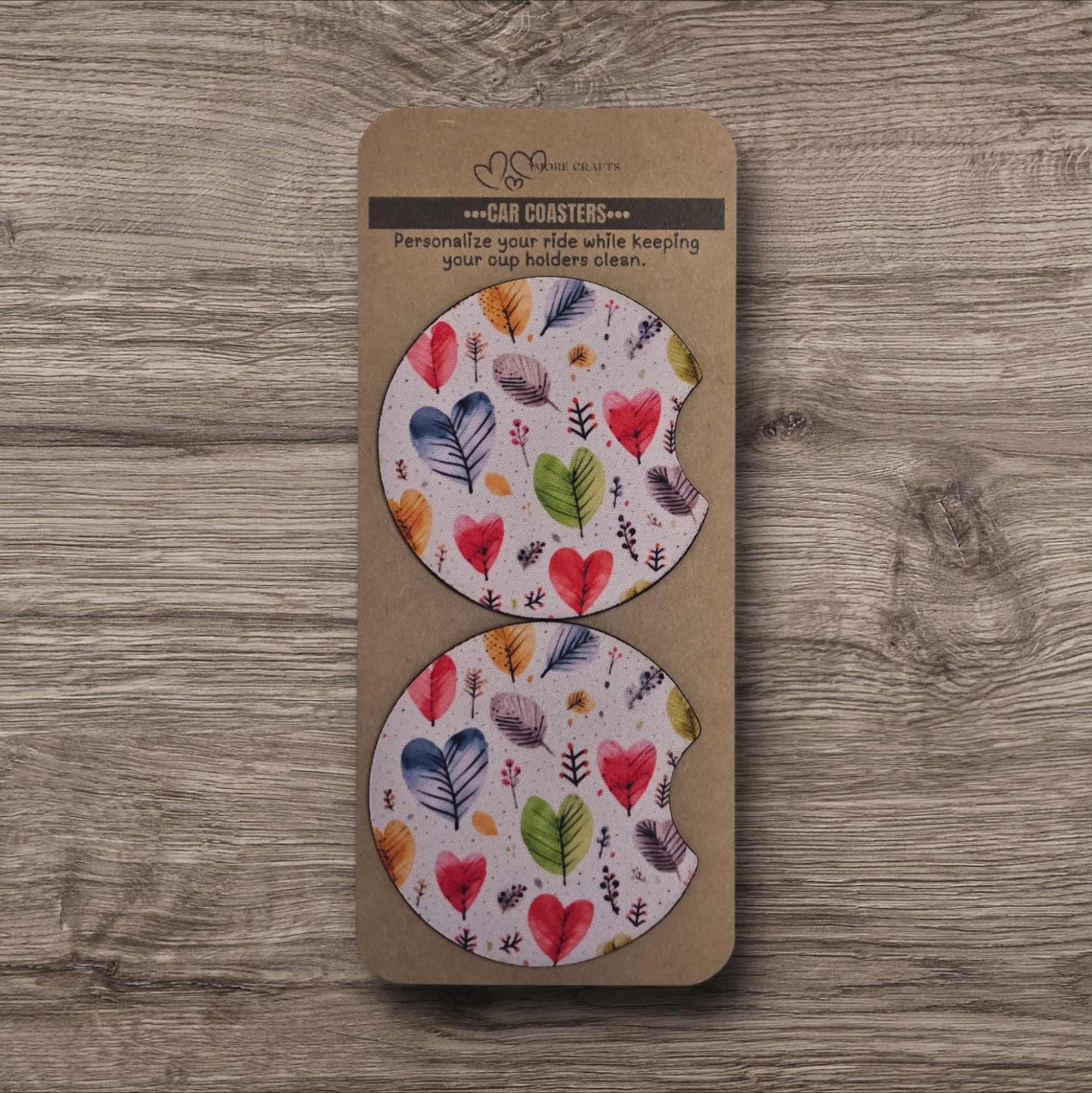 Car Coasters - Hearts