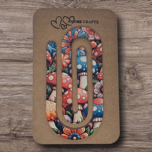Quirky Paperclip - Retro Fungi