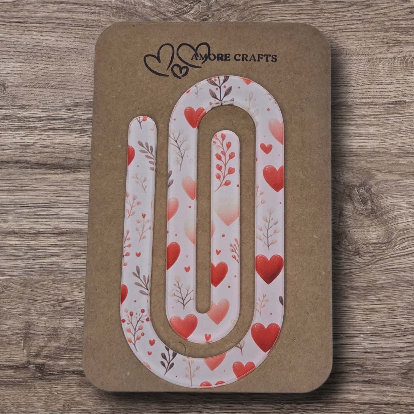 Quirky Paperclip - Love in Red